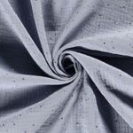 Coton mousseline - Double Gauze points d'or bleu clair
