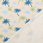 Jersey – Tissu d’assemblage Palmiers Beige