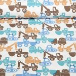 Jersey - Engins de chantier Bleu