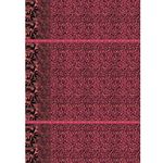 Pareo Panel Viskose Voile - Beach Kollektion Leo Rot-0
