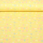 Jersey - Kombistoff Summer Gelb