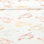 Jersey - Hélicoptère Blanc Orange