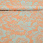 Viskose Voile - Beach Kollektion Blumen Orange