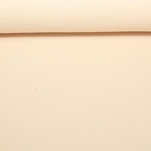 Waffelpique Luisa - Ministruktur Uni Beige