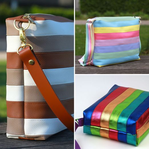 Handtasche - StripeUp - Schnittmuster eBook