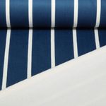 Frottee - Digitaldruck Strandtuch Streifen Marine-1