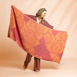 Baumwolle -  Beach Kollektion Jacquard Hammam Ornament Orange-3