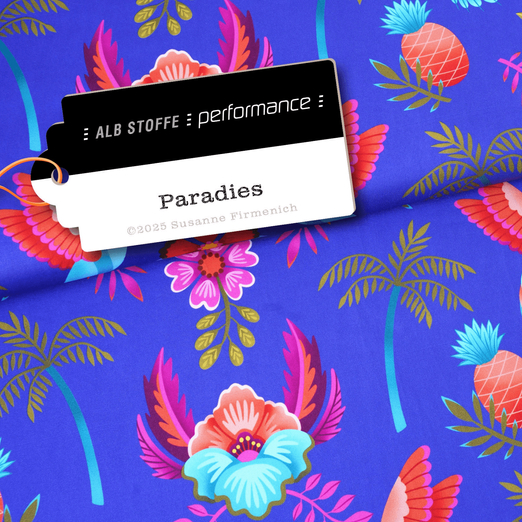Albstoffe Performance Kollektion - Paradies Blau