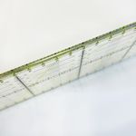 Règle patchwork avec bordure métallique 60 x 10 cm-2
