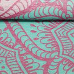 Baumwolle -  Beach Kollektion Jacquard Hammam Ornament Mint-0
