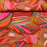 Baumwoll-Canvas - Beach Kollektion Blätter Multicolor by Roeqiya Fris -0