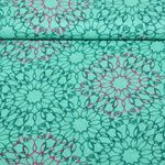 Viskose Voile - Beach Kollektion Mandala Mint-0