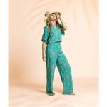 Viskose Voile - Beach Kollektion Mandala Mint-1