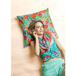 Jersey Jacquard - Beach Kollektion Leo Türkis-1