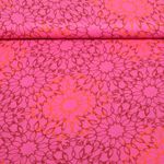 Viskose Voile - Beach Kollektion Mandala Fuchsia-0