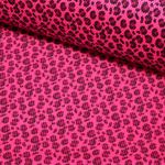 Air Mesh imprimé - Léopard Rose fluo