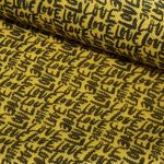 Air Mesh imprimé - Love Jaune