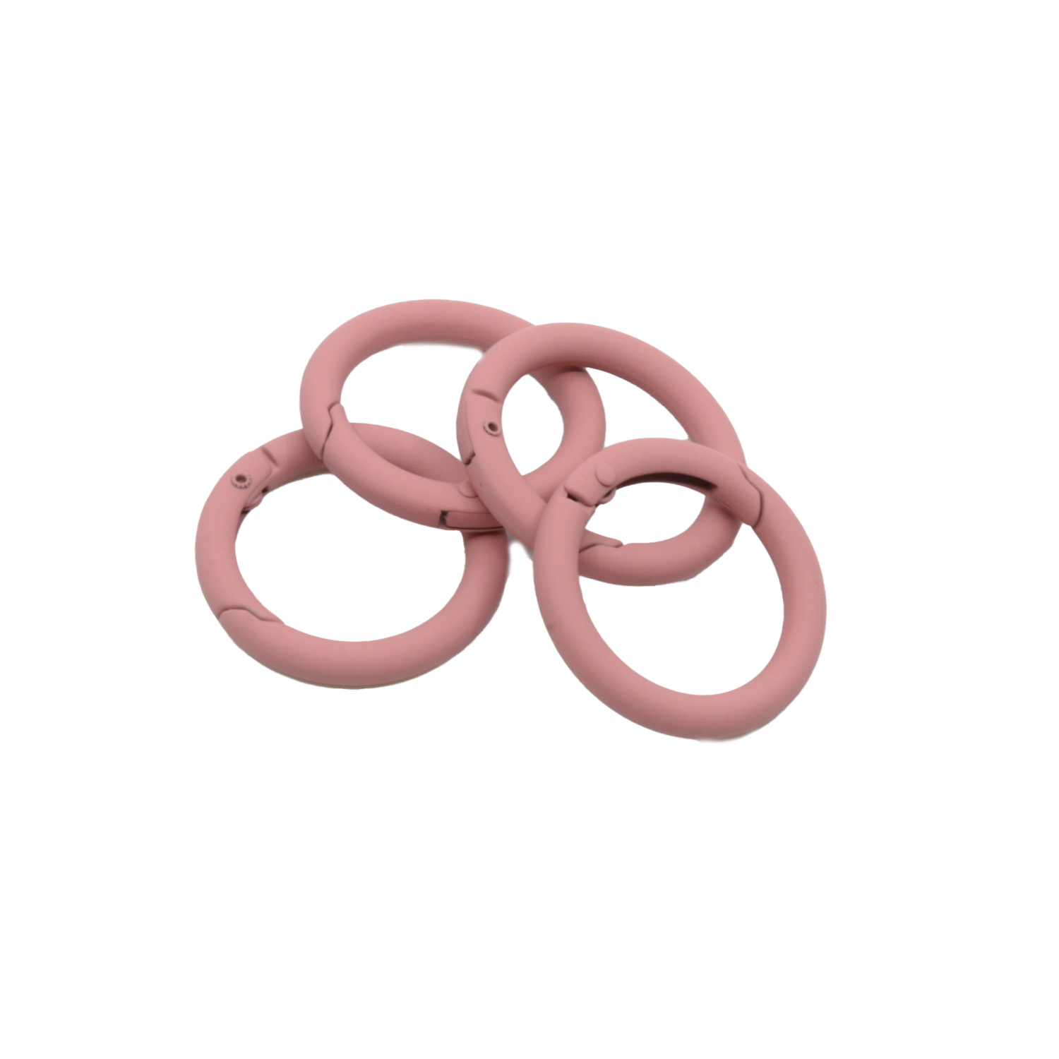 Ring Schnappverschluss 25mm altrosa D213-1 Ring Schnappverschluss 25mm altrosa D213-1