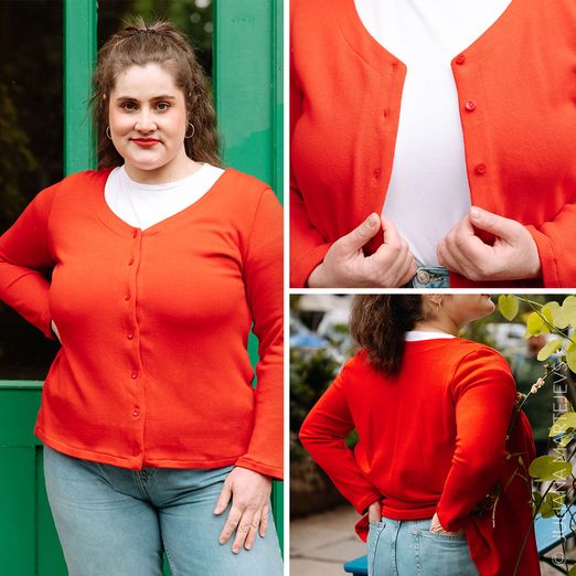 Cardigan - The Basic Cardigan - Patron numérique
