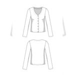 Cardigan - The Basic Cardigan - Patron numérique-1