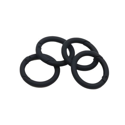 Anneau demi-rond 25mm métal Vieux rose D213