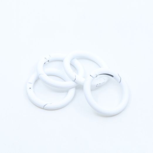 Anneau demi-rond 25mm métal Vieux rose D213