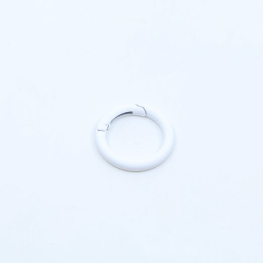 Ring Schnappverschluss 25mm Weiß B3