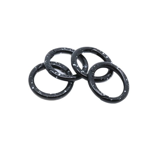 Anneau demi-rond 25mm métal Vieux rose D213