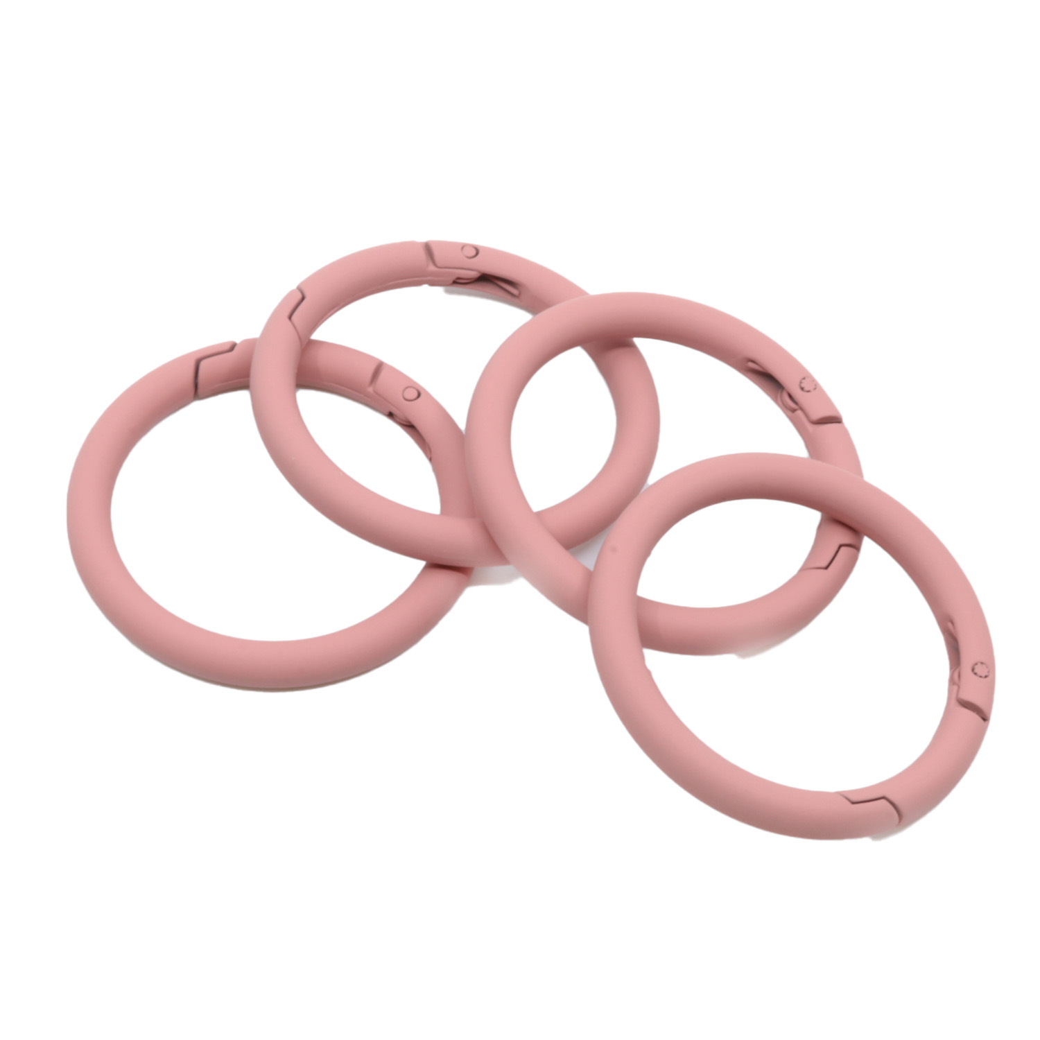 Ring Schnappverschluss 40mm Altrosa D213-1 Ring Schnappverschluss 40mm Altrosa D213-1