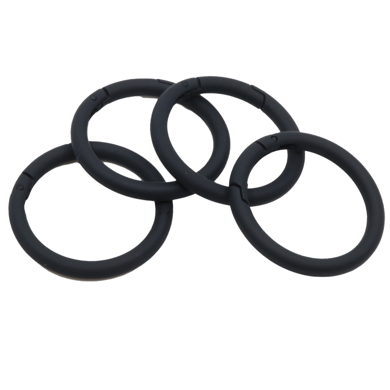 Ring Schnappverschluss 40mm Schwarz B5-1 Ring Schnappverschluss 40mm Schwarz B5-1