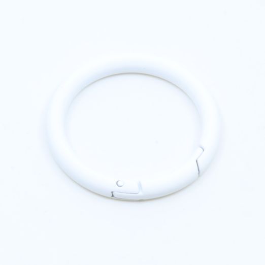 Ring Schnappverschluss 40mm Weiß B3