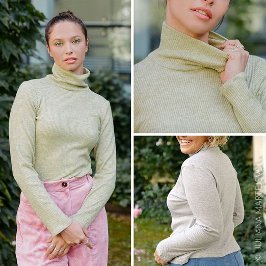 Pull col roulé - The Basic Turtleneck - Patron numérique