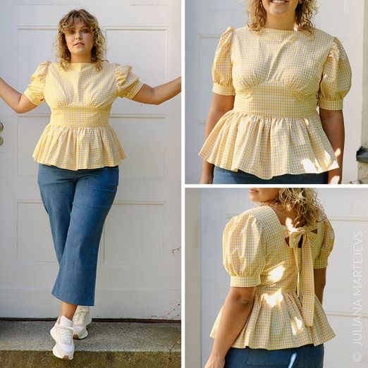 Blouse - The Bella Blouse - Patron numérique