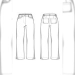 Pantalon - The Dina Jeans - Patron numérique-1