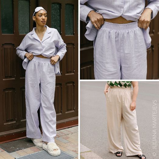 Pantalon de pyjama - The Lana Pants - Patron numérique