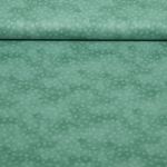 Baumwoll-Popeline - Kleine Kreise Dunkelmint