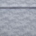 Baumwoll-Popeline - Kleine Kreise Hellgrau