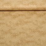 Baumwoll-Popeline - Kleine Kreise Sand