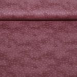 Baumwoll-Popeline - Kleine Kreise Brombeere
