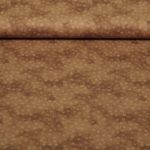 Baumwoll-Popeline - Kleine Kreise Braun 