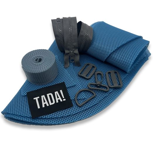 Nähset Crossbody Bag XL - jeansblau