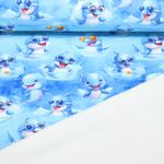 Frottee - Digitaldruck Strandtuch Delfine Blau-1
