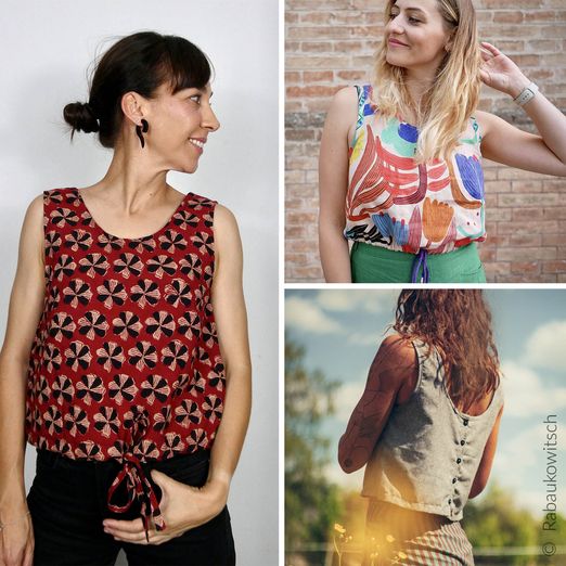 Cropped Top - Ringelpietz - Schnittmuster eBook