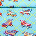 Organic Canvas - Hamburger Liebe Kies je Vibe Take it Easy Lichtblauw