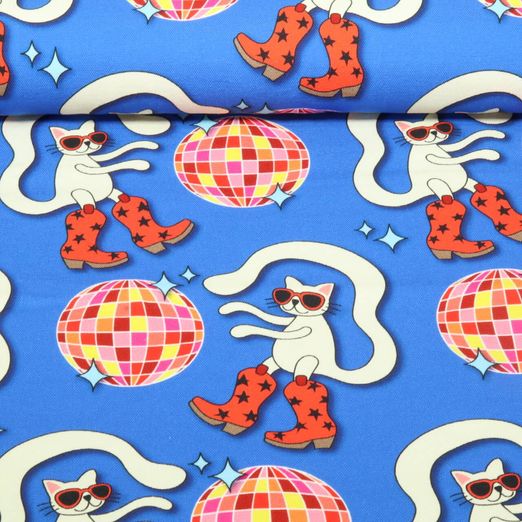 Toile canevas bio - Hamburger Liebe Choose Your Vibe Dance It Out Bleu
