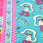 Toile canevas bio - Hamburger Liebe Choose Your Vibe Dance It Out Bleu pétrole-1