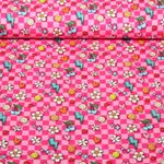 Satin de coton bio - Hamburger Liebe Choose Your Vibe Be You Rose vif-0