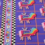 Toile canevas bio - Hamburger Liebe Choose Your Vibe The Happy Channel Violet-1
