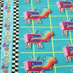 Toile canevas bio - Hamburger Liebe Choose Your Vibe The Happy Channel Bleu pétrole-2