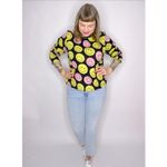 Bio Jacquard Jersey - Hamburger Liebe Choose Your Vibe Smile Schwarz-1